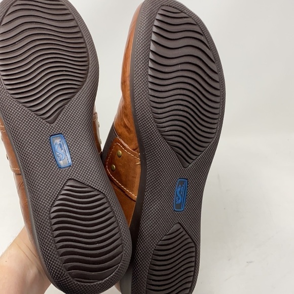 SoftWalk Tanner Too cognac leather slip on comfort shoes - Picture 6 of 6